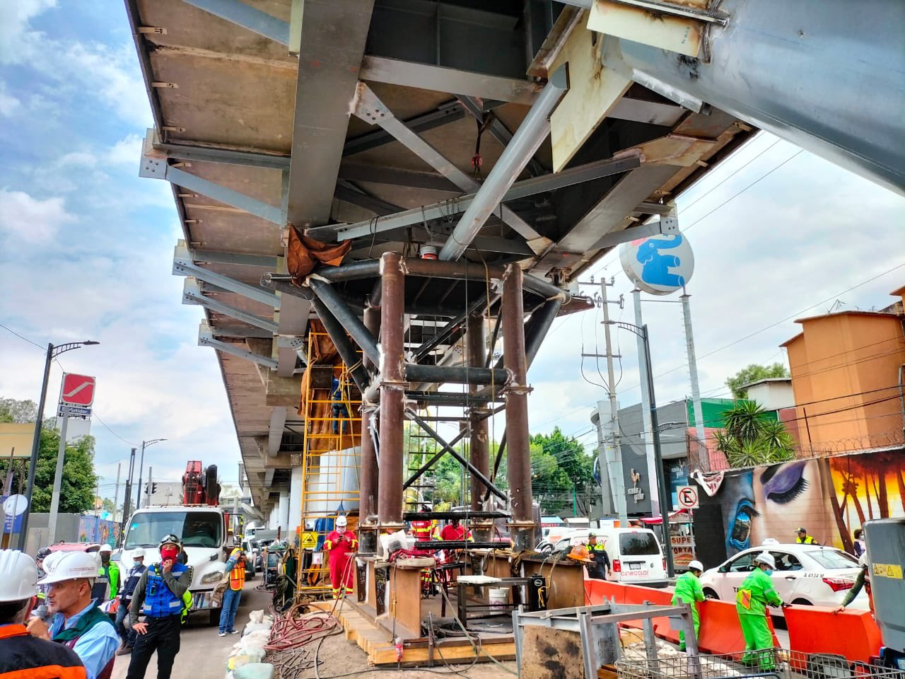 Reabrirán el 9 de julio cinco estaciones del tramo elevado de la Línea 12 del Metro